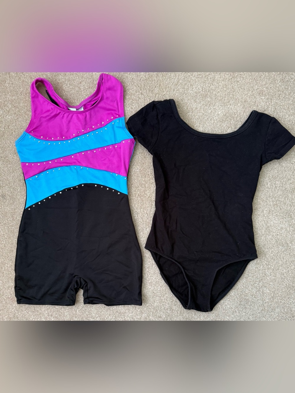 Dance Gymnastics Ballet Biketard/Leotard Size Small 6/6X